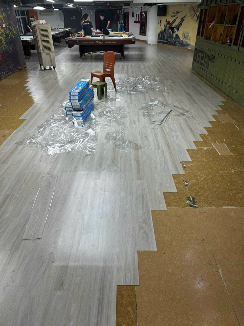 Sàn Nhựa Sẵn keo